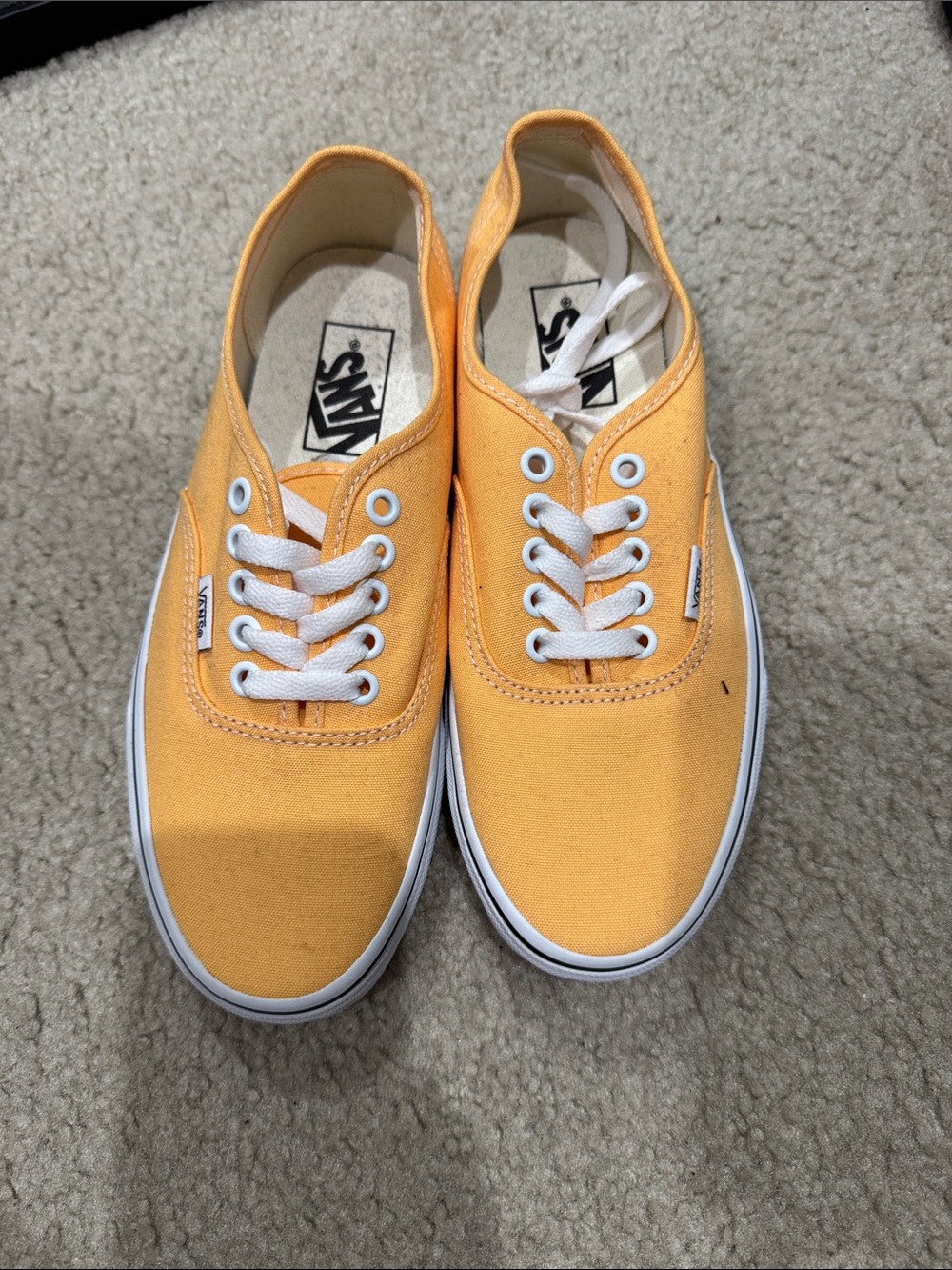 Vans Classic Low-Top Sneakers in Yellow Canvas